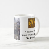 Mok van Souvenir - GWR - de "Bristolian". (Voorkant rechts)