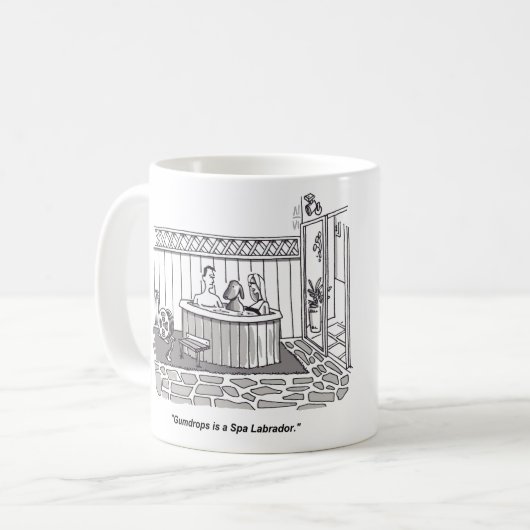 Mok van Spa Labrador (Voorkant links)