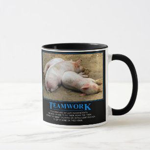 Mok van teamwerk