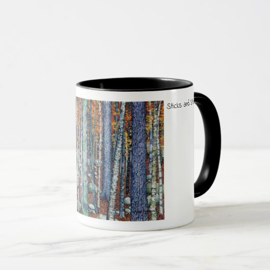 Mok van teken en steen (Voorkant rechts)