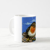 Mok van twee robinen door Tanya Bond (Voorkant links)