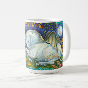 Mok van vleugelpaard met vleugelige unicorn Fantas
