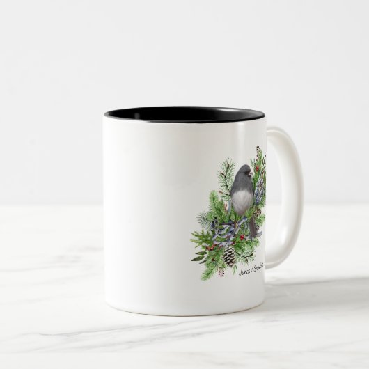 Mok van vogels Junco/Snowbird (Voorkant rechts)