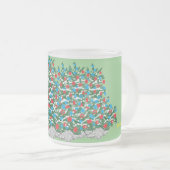 Mok van voorglas: kerstmis (Voorkant rechts)