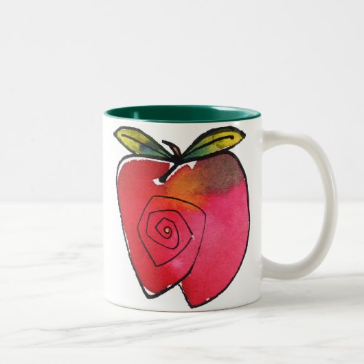 Mok van Whimsical Apple (Rechts)