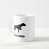 Mok van Wirehaire Pointer Coffee (Voorkant links)
