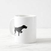 Mok van Wirehaire Pointer Coffee (Voorkant links)