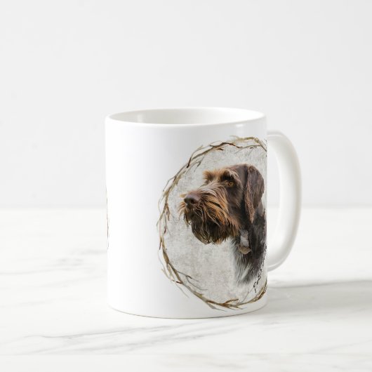 Mok van Wirehaire Pointer Coffee (Voorkant rechts)