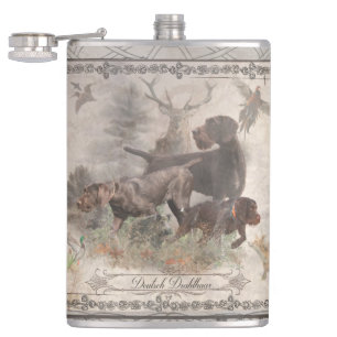 Mok van Wirehaire Pointer Coffee Heupfles