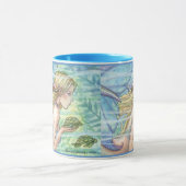 Mok van Zeemeermin en Zee schildpad door Molly Har (Midden)