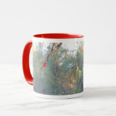 Mok Vermilion Flycatcher (Voorkant links)