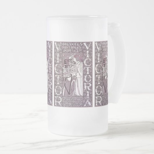 Mok: Victor, Victoria Bicycles Matglas Bierpul (Voorkant rechts)