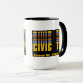 Mok videocamera Civic TV (Voorkant rechts)