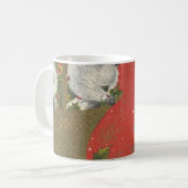 Mok Vintage Kerstmis Kittens (Voorkant links)