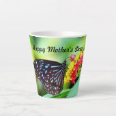 Mok vlinder Moederdag latte (Voorkant)