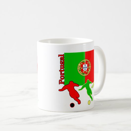 Mok Voetbal Portugal (Voorkant rechts)