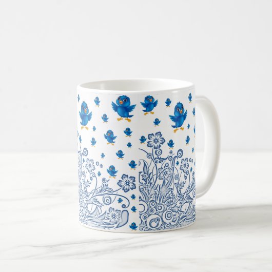 Mok vogels (Voorkant rechts)