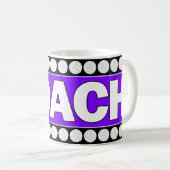 Mok Volleyball Coach Aangepaste kleurenkoffie (Voorkant rechts)