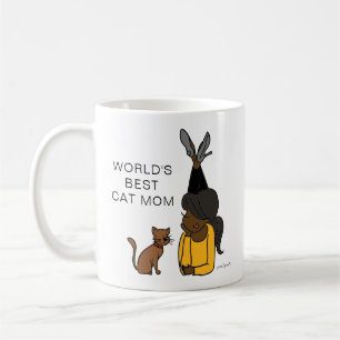 Mok voor aangepaste kattenkoffie