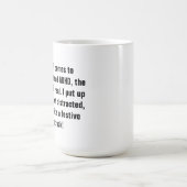 Mok voor ADHD-vechter terwijl het onder ogen zien  (Center)