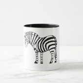 Mok voor afspeelbare Zebra (Midden)