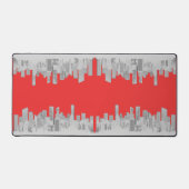 Mok voor bespiegeling in de stad bureaumat (Voorkant)