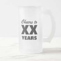 Mok voor bier op jaarbasis voor mannen
