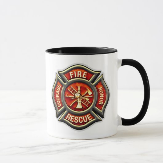 Mok voor brandbestrijding Maltese Cross EMT (Rechts)