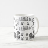 Mok voor chocolade voor hommelbruine hommel (Voorkant rechts)