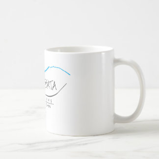 Mok voor de afbouw van logo koffie