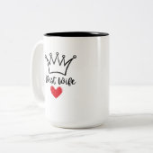 Mok voor de verjaardag van de vrouw (Voorkant links)