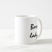 mok voor de vrouw die de leiding heeft (Voorkant rechts)