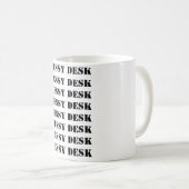 Mok voor een schoon bureau/messagerbureau (Voorkant rechts)