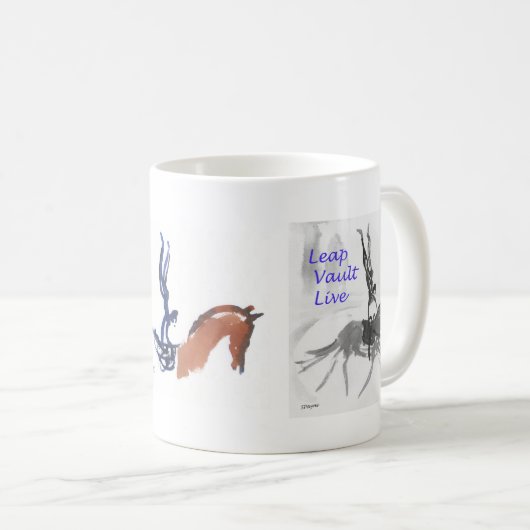 Mok voor Equestrian Vaulters (Voorkant rechts)