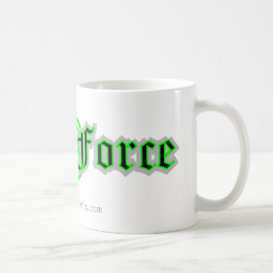 Mok voor geek forceerde koffie (wit)