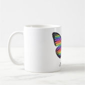 Mok voor gepersonaliseerde butterfly-koffie (Links)
