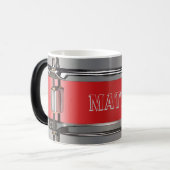 Mok voor gepersonaliseerde drummorfine (Voorkant links)