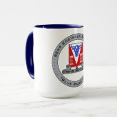 Mok voor grote blauwe baby's (Voorkant links)