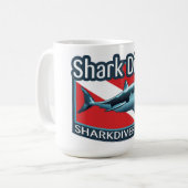 Mok voor haaiduikkoffie. (Voorkant links)