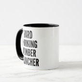 Mok voor hardwerkende nummersnoer (Voorkant links)