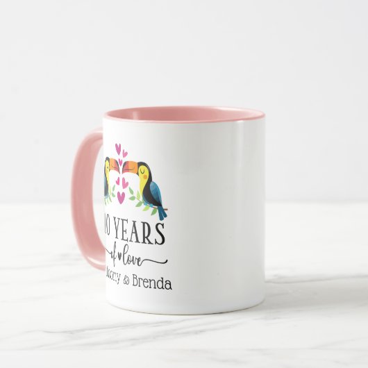 mok voor het afstemmen van het vogelkoppel op 40e  (Voorkant links)