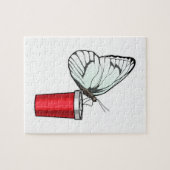 Mok voor het Drink van vlinder Legpuzzel (Horizontaal)