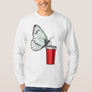 Mok voor het Drink van vlinder T-shirt