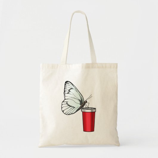 Mok voor het Drink van vlinder Tote Bag (Voorkant)