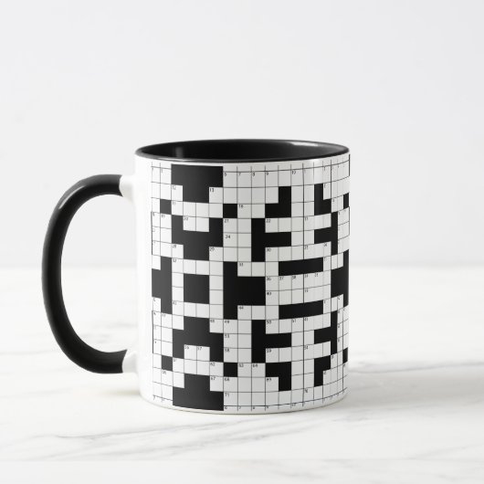 Mok voor het ontwerp van kruiswoordpuzzels (Links)