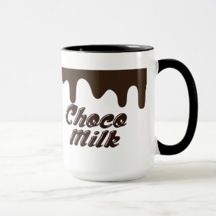 Mok voor het ontwerpen van chocolade-melk
