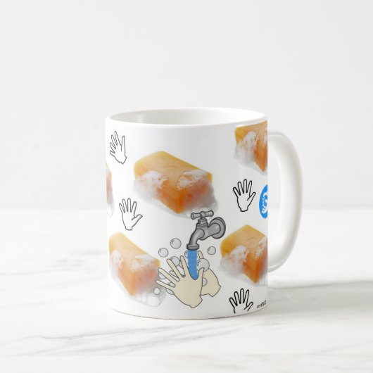 Mok voor het wassen van zeep (Voorkant rechts)