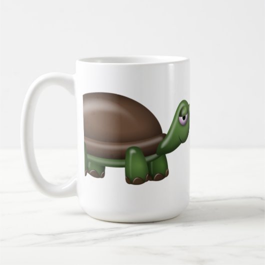 Mok voor kantelen en Logo met tortoise (Links)