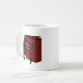 Mok voor kattenspelden (Voorkant links)