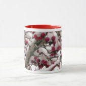 Mok voor kerst met zeer veel kersen (Midden)